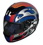 Race Full Face Motorcycle Helmets - Blue Blade - RACEBL